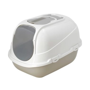 Закрытый туалет Moderna Mega Comfy Cat  для котов, тёплый серый (C270330) - цена, характеристики, отзывы, рассрочка, фото 1