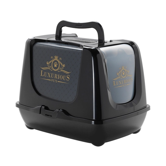 Закритий туалет Moderna Trendy Cat Luxurious для котів, чорний (C245015AA)