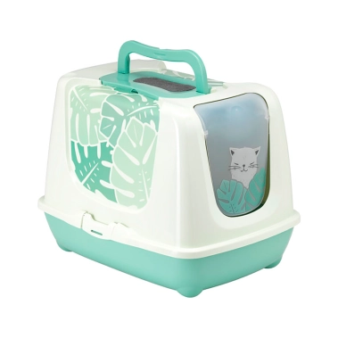 Закрытый туалет Moderna Trendy Cat Eden для котов, зеленый (C245378CA) - цена, характеристики, отзывы, рассрочка, фото 1