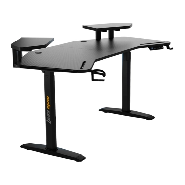 Компьютерный стол с регулировкой высоты Anda Seat Shadow Warrior Black - цена, характеристики, отзывы, рассрочка, фото 1