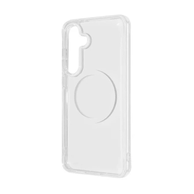 Чехол WAVE Clear Case (PC+TPU) with Magnetic Ring Samsung Galaxy S24 FE Clear - цена, характеристики, отзывы, рассрочка, фото 1