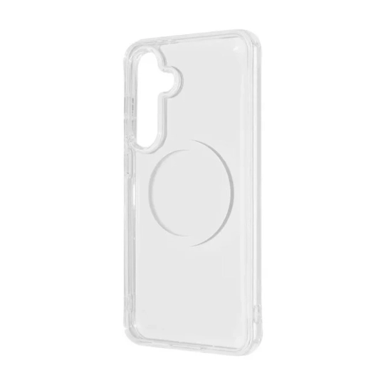 Чехол WAVE Clear Case (PC+TPU) with Magnetic Ring Samsung Galaxy S24 FE Clear