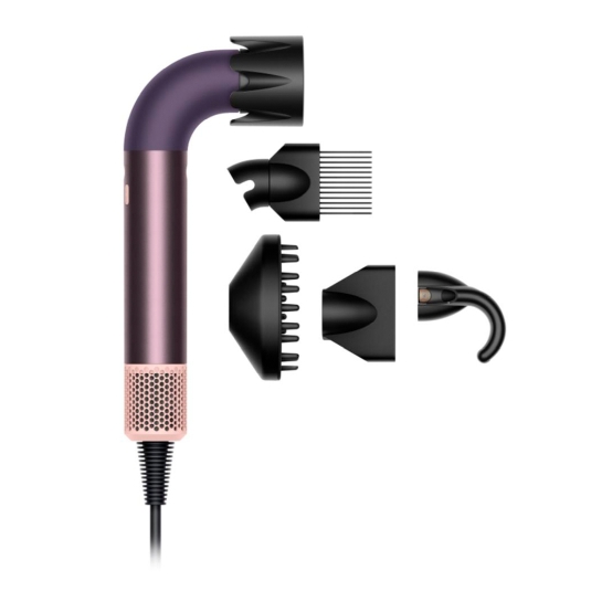 Фен Dyson HD18 Supersonic r Professional Hair Dryer Curly+Coily - Jasper Plum (123486-01) - ціна, характеристики, відгуки, розстрочка, фото 1