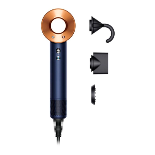 Фен Dyson HD07 Supersonic Straight+Wavy - Prussian Blue/Rich Copper (113277-01)