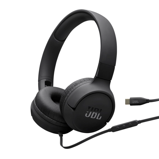 Проводные наушники JBL Tune 520C USB-C Black (JBLT520CBLK)