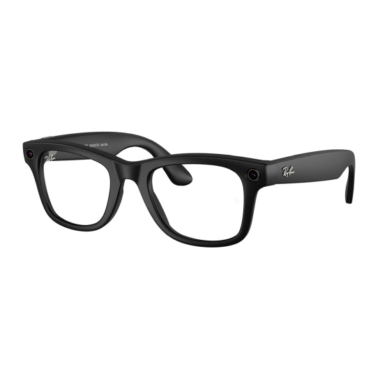 Смарт-окуляри Ray-Ban Meta Wayfarer Large - Black Frame with Clear/Graphite Green Transitions Lenses (RW4008 601S1M 53-22) (Open Box) - ціна, характеристики, відгуки, розстрочка, фото 1