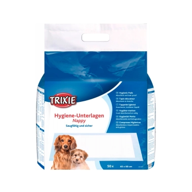 Пелюшки Trixie для собак, целюлоза, 40×60 см, 50 шт (23417) - цена, характеристики, отзывы, рассрочка, фото 1