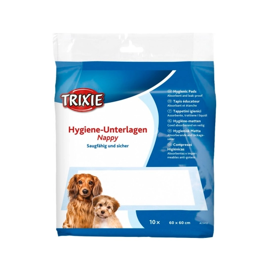 Пелёнки Trixie для собак, целлюлоза, 60×60 см, 10 шт (23412)