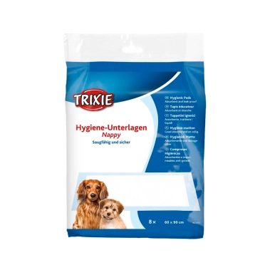 Пелюшки Trixie для собак, целюлоза, 60×90 см, 8 шт (23413) - цена, характеристики, отзывы, рассрочка, фото 1