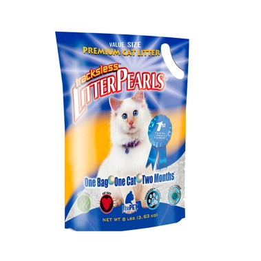 Наповнювач Litter Pearls TrackLess кварцовий силікагелевий, для туалетів котів, 7.6 л (30074) - цена, характеристики, отзывы, рассрочка, фото 1