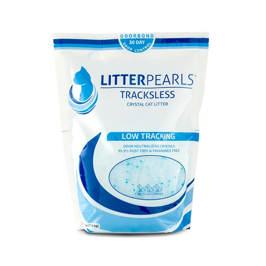 Наполнитель Litter Pearls TrackLess кварцевый силикагелевый, для туалетов кошек, 3.8 л (30038)