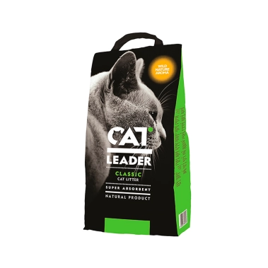 Наполнитель Cat Leader Classic Wild Nature суперпоглощающий для кошачьего туалета, 10 кг (801359) - цена, характеристики, отзывы, рассрочка, фото 1