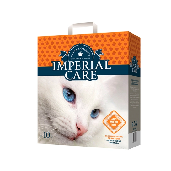 Наповнювач Imperial Care Silver Ions, ультрагрудкуючий, для котячого туалету, з іонами срібла, 10 л (800956)