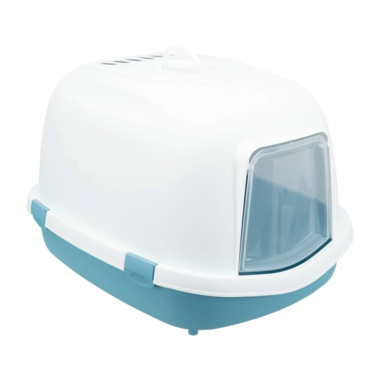 Закрытый туалет Trixie Primo, голубой/белый, XXL, 56×47×71 см (40177)