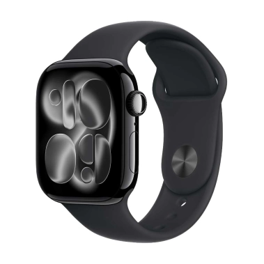 Смарт-часы Apple Watch Series 11 GPS 42mm Jet Black Aluminium Case with Black Sport Band - M/L - цена, характеристики, отзывы, рассрочка, фото 1
