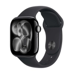 Смарт-часы Apple Watch Series 11 GPS 42mm Jet Black Aluminium Case with Black Sport Band - S/M