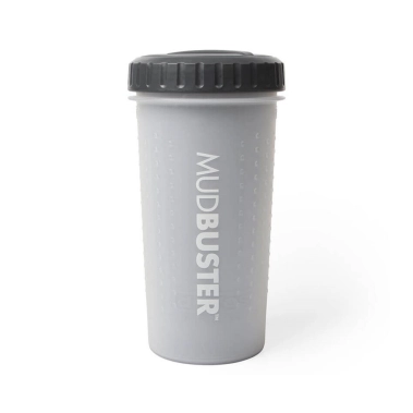 Лапомойка DEXAS MudBuster для собак, большая, с крышкой, светло-серая, 22 см (PW720L-429) - цена, характеристики, отзывы, рассрочка, фото 1