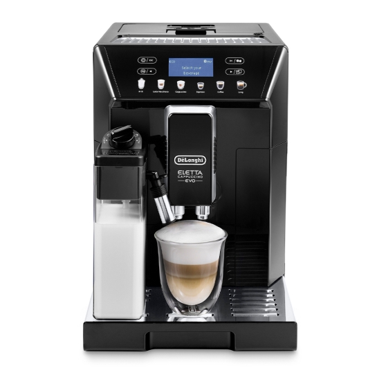 Кавомашина автоматична DeLonghi Eletta Cappuccino Evo ECAM 46.860.B - ціна, характеристики, відгуки, розстрочка, фото 1
