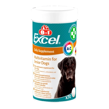 Вітаміни 8in1 Excel Multi Vitamin Senior для похилого віку, мультивітамін, 70 шт (661822) - цена, характеристики, отзывы, рассрочка, фото 1