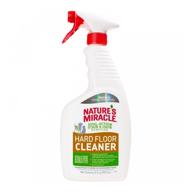 Засіб 8in1 Nature's Miracle Hard Floor Cleaner Dual Action Stain&Odor Remover для усунення плям і запахів для всіх видів підлоги, 709 мл (680520USA) - цена, характеристики, отзывы, рассрочка, фото 1