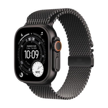 Смарт-часы Apple Watch Ultra 3 GPS + Cellular 49mm Black Titanium Case with Black Titanium Milanese Loop - Small - цена, характеристики, отзывы, рассрочка, фото 1