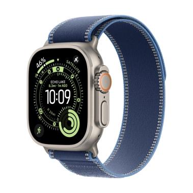 Смарт-часы Apple Watch Ultra 3 GPS + Cellular 49mm Natural Titanium Case with Blue/Bright Blue Trail Loop - M/L - цена, характеристики, отзывы, рассрочка, фото 1