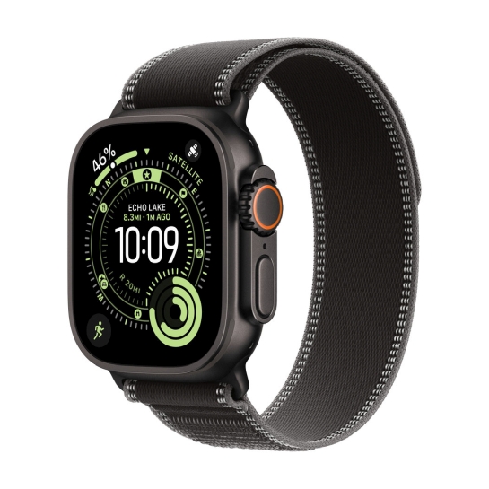 Смарт-часы Apple Watch Ultra 3 GPS + Cellular 49mm Black Titanium Case with Black/Charcoal Trail Loop - M/L - цена, характеристики, отзывы, рассрочка, фото 1