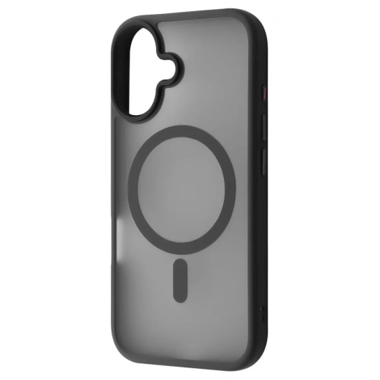 Чехол WAVE Matte Insane Case with Magnetic Ring iPhone 17 black - цена, характеристики, отзывы, рассрочка, фото 1