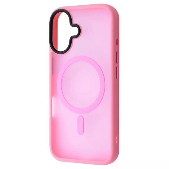 Чехол WAVE Matte Insane Case with Magnetic Ring iPhone 17 pink