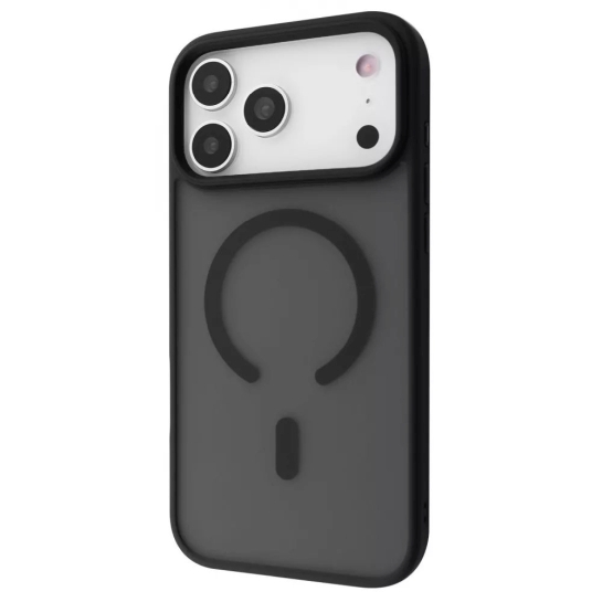 Чехол WAVE Matte Insane Case with Magnetic Ring iPhone 17 Pro black - цена, характеристики, отзывы, рассрочка, фото 1