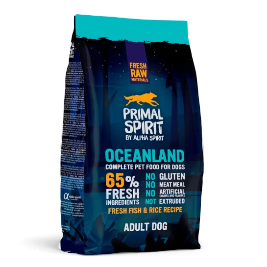 Сухой корм Primal Spirit Oceanland полнорационный, для собак, с рыбой и курицей, 1 кг (PRIM0401)