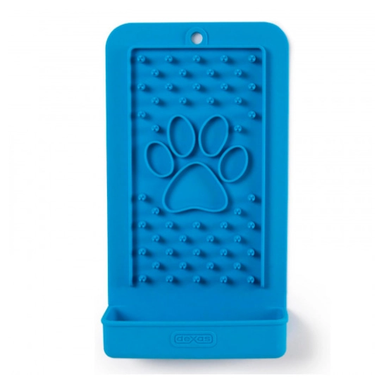 Килимок DEXAS силіконовий для ласощів та вилизування, вертикальний, блакитний (PW8512194)