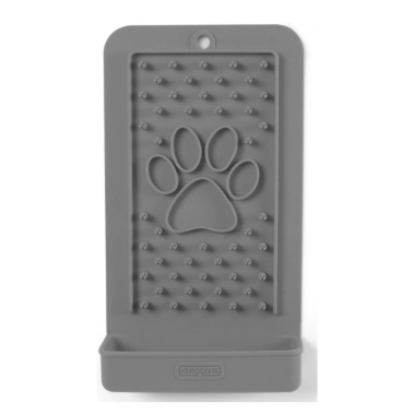 Килимок DEXAS силіконовий для ласощів та вилизування, вертикальний, світло-сірий (PW851429) - цена, характеристики, отзывы, рассрочка, фото 1