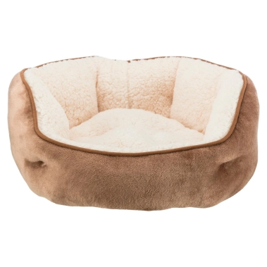 Лежак Trixie Othello, для собак, с наполнителем из флиса, плюш, коричневый, 50 см (37841) - цена, характеристики, отзывы, рассрочка, фото 1