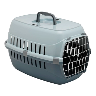Переноска Moderna Road Runner 2, для собак, з металевими дверцятами, сіра, 58x35x37 см (T201312) - цена, характеристики, отзывы, рассрочка, фото 1