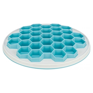 Миска Trixie Улей для собак, для медленного кормления, 30 см (серая/голубая) (25039) - цена, характеристики, отзывы, рассрочка, фото 1