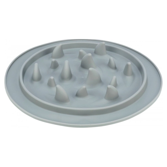 Коврик Trixie Медленное кормление для собак, термопластиная резина, d-24 см (серый) (25036)