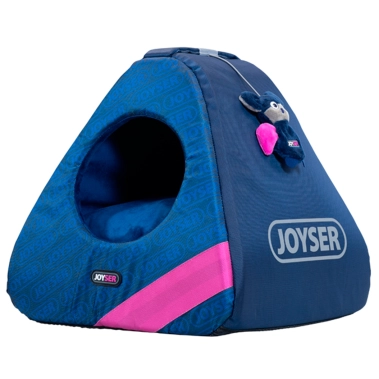 Домик Joyser Cat Home, для кошек, игрушка летучая мышь с кошачьей мятой, синий-розовый, 40x40x41 см (9010) - цена, характеристики, отзывы, рассрочка, фото 1