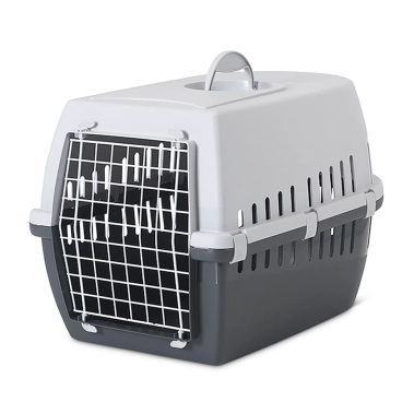 Переноска Savic Trotter 3 для собак і кішок, світло-сіра/антрацит, 60.5×40.5×39 см (3262_000T) - цена, характеристики, отзывы, рассрочка, фото 1