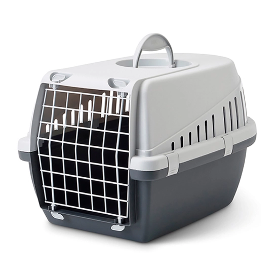 Переноска Savic Trotter 2 для собак, светло-серая/антрацит, 56×37.5×33 см (3261_000T)