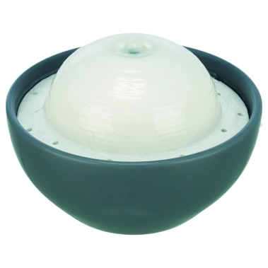 Фонтан Trixie Vital Dome для собак, керамический, 1.5 л, серо-белый, 20×10×20 см (24448) - цена, характеристики, отзывы, рассрочка, фото 1