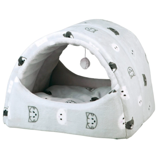 Домик-туннель Trixie Mimi для кошек, серый, 42×35×35 см (36847)