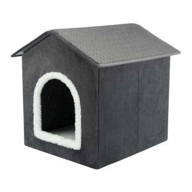 Будиночок Trixie Livia для собак, темно-сірий/білий, 38×41×44 см (37911) - цена, характеристики, отзывы, рассрочка, фото 1