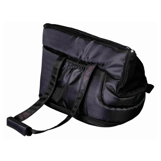 Сумка-переноска Trixie Riva для собак, до 7 кг, полиэстер, чёрная, 26×30×45 см (36211)