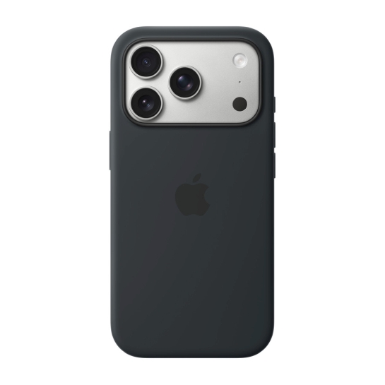 Чехол Apple iPhone 17 Pro Silicone Case with MagSafe – Black (MGFK4ZM/A) - цена, характеристики, отзывы, рассрочка, фото 1