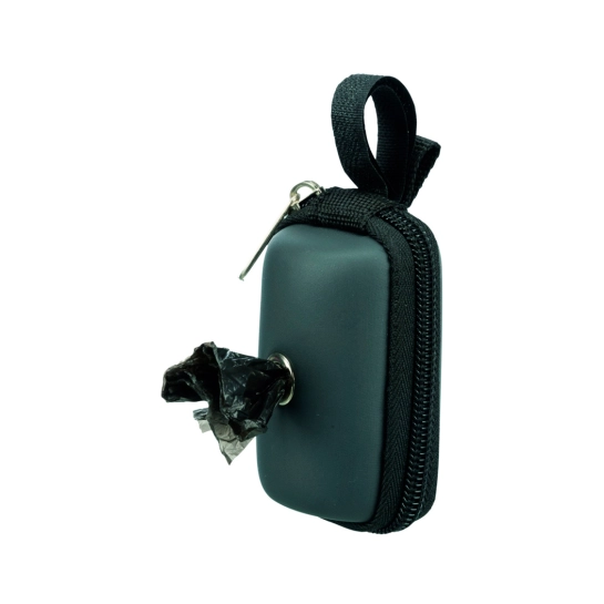 Диспенсер Trixie для пакетов для фекалий, из искусственной кожи, с 1 упаковкой (20 пакетов) (22849)