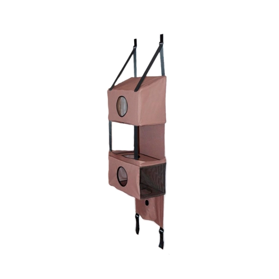 Домик K&H Hangin’ Feline Funhouse настенный, для кошек, жёлто-коричневый, размер S (3220)