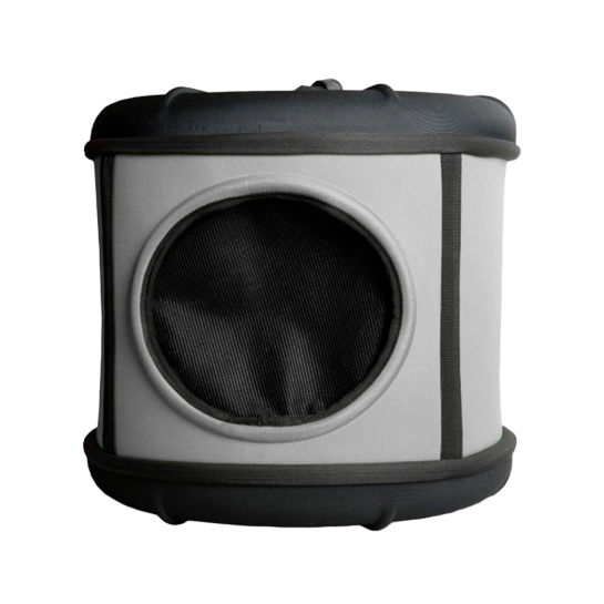 Будка-переноска K&H Mod Capsule, для собак и кошек, серо-чёрная (5153)