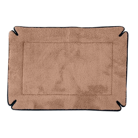 Подстилка K&H Self-Warming Crate Pad самонагревающаяся, в клетку для собак, цвет мокко, 94×137 см (7951)
