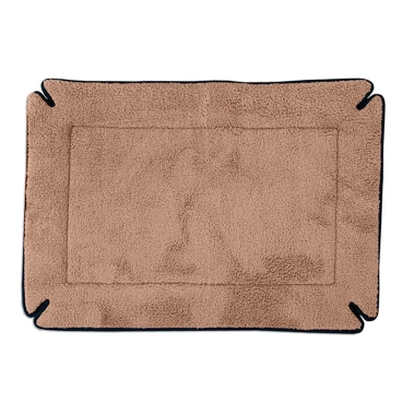 Підстилка K&H Self-Warming Crate Pad, що самонагрівається, в клітину для собак, колір мокко, 81×122 см (7941) - цена, характеристики, отзывы, рассрочка, фото 1